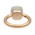 Pomellato Prasiolite Nudo Classic Ring in 18 K Rose Gold - Size 5.25 For Sale - Image 4 of 11