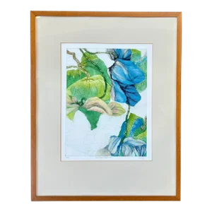 “Sunlight Cyclamen” Numbered Print by Cathleen Daly- Framed