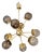Italian Gold Chandelier in Murano Glass by Simoeng For Sale