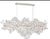 Silver Eurofase Trento 55” Champagne Silver 15-Light Oval Chandelier For Sale - Image 8 of 10