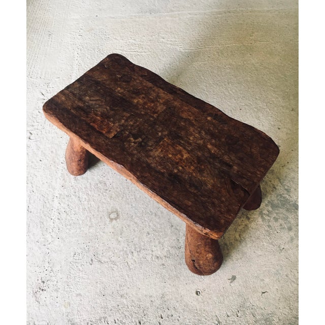 Brutalist Handcafted Carved Oak Coffee Table, Belgium, 1960s For Sale - Image 10 of 18