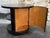 Wood Swedish Grace Art Deco Round Rökbord Bar Cabinet / End Table by SMF Bodafors c.1930 For Sale - Image 7 of 8