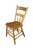 This pair of vintage dining room side chairs features a classic Early American style expertly crafted from solid maple...