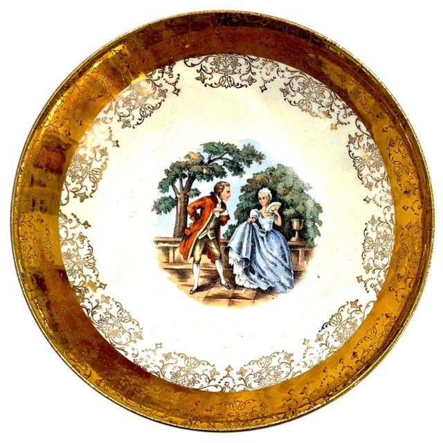 Mid 20th Century Mid 20th Century 22 Carat Crest-O-Gold Sauce Bowls by Sabin - Set of 7 For Sale - Image 5 of 11