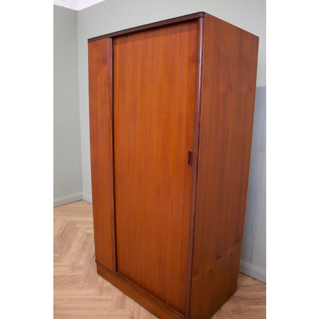 1960s Teak Tambour Wardrobe from Austinsuite, 1960s For Sale - Image 5 of 11