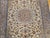 Vintage Persian Isfahan Rug, Hand-Knotted Wool & Silk, Floral Pattern, Ivory & Caramel,7x10 For Sale - Image 9 of 15