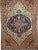 Antique Persian Farahan Sarouk Rug, Handwoven Floral Pattern, Ivory & Brick Red, 5’ X 7’ For Sale In Chicago - Image 6 of 12