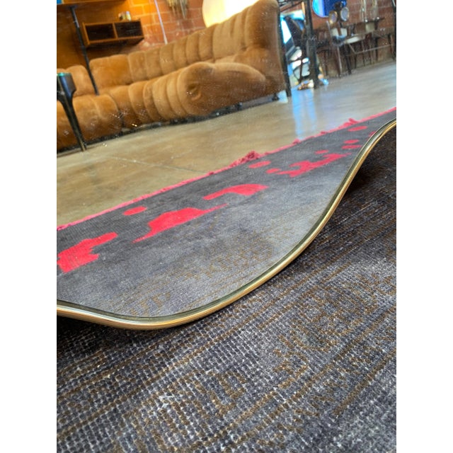 1960s 1960s Vintage Italian Wall Mirror For Sale - Image 5 of 8