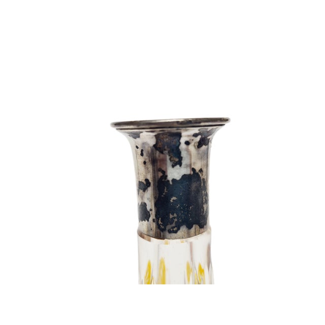 1930s Art Deco Crystal Silver Carafe, Denmark, 1930s For Sale - Image 5 of 13