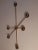 Metal Wall Lamp Model Six Runes Polished Brass in the style of Angel Lelii for Arredoluce For Sale - Image 7 of 11