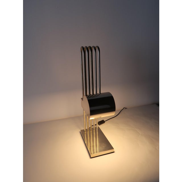 Metal Art Deco Table Lamp by Marcel Breuer, 1925 For Sale - Image 7 of 8