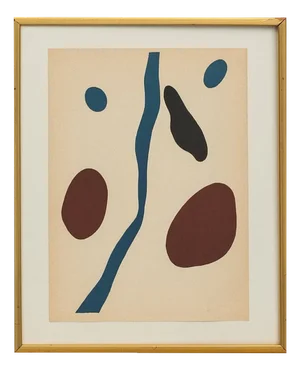 Jean Arp, Abstract Composition, Original Lithograph, 1949