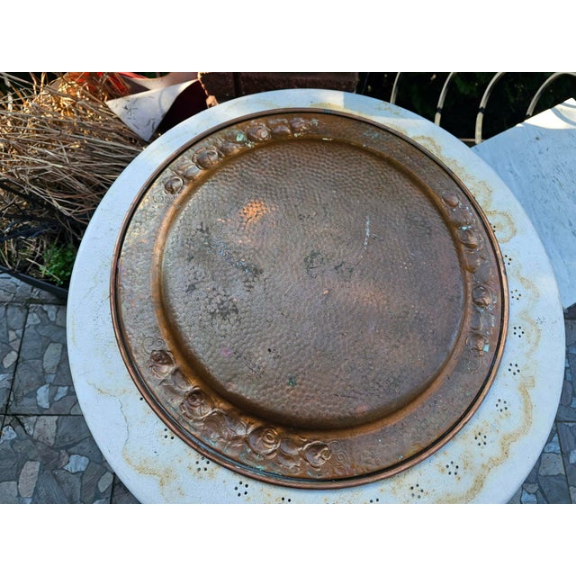 Art Deco Copper Tray, 1930s For Sale - Image 4 of 6