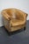 Industrial Vintage Dutch Cognac Colored Leather Club Chair For Sale - Image 3 of 17