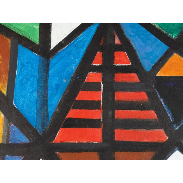 Separation Lines, Acrylic on Canvas, Framed For Sale - Image 4 of 11