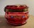 Late 19th Century Antique Cranberry Glass Dresser/Trinket Box With Hand Painted Enamel Details Signed For Sale - Image 4 of 6