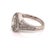 Diamond Ring 14k White Gold 0.45 TCW 4.88g Certified, Size 6.5 For Sale - Image 9 of 13