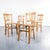 French Farmhouse Dining Chairs with Radial Patterned Seats, 1950s, Set of 4 For Sale - Image 9 of 9