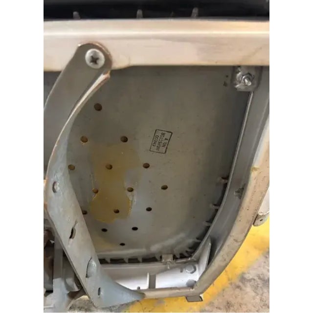 Mid Century Steel and Leather Swivel Desk Chair Signed Emeco For Sale - Image 9 of 9