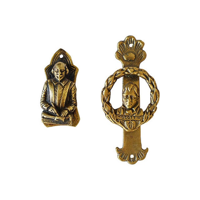 1900 - 1909 Writers Door Knockers, Pr For Sale - Image 5 of 5