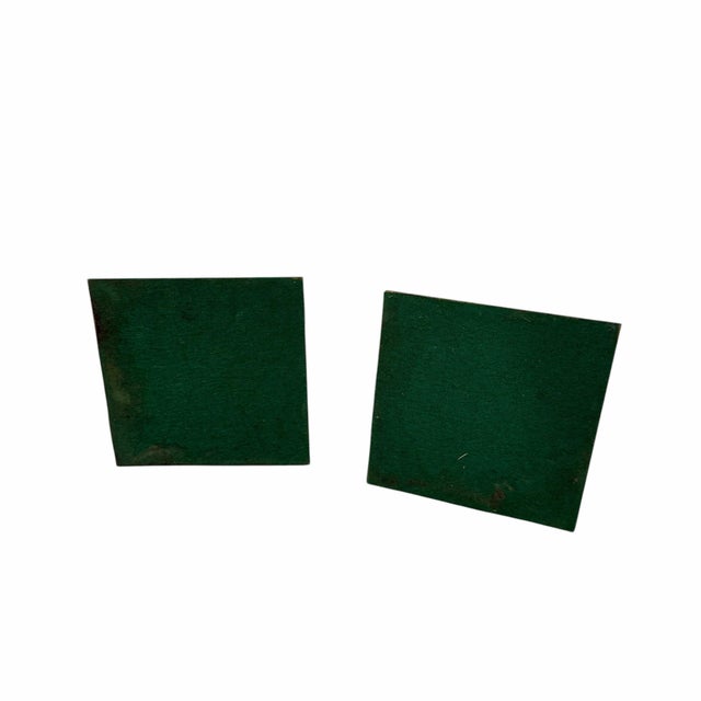 Traditional Vintage Brass Music Note Bookends - A Pair For Sale - Image 3 of 3