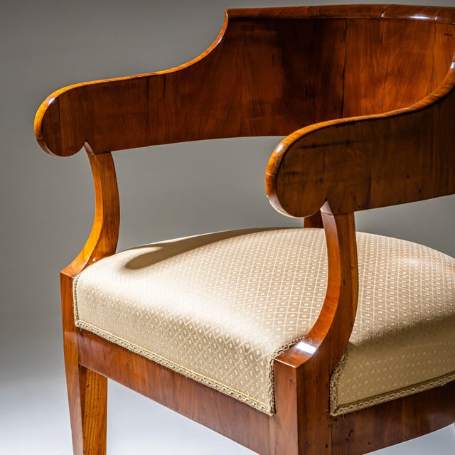 Biedermeier Desk Armchair, 1830 For Sale - Image 6 of 9