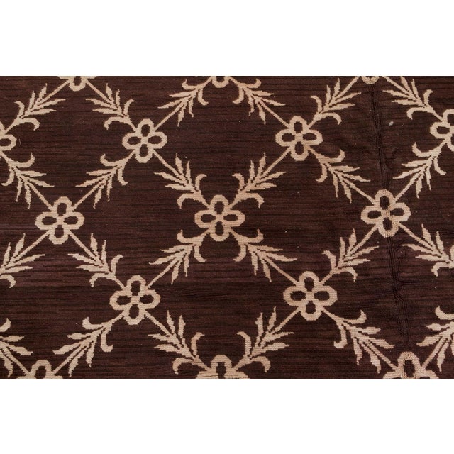Vintage Spanish Cuenca Rug Size: 11'7" × 22'3" (353 × 678 cm) Exemplifying the rich weaving traditions of Cuenca, this...