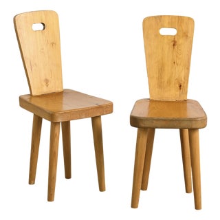 Chairs by Christian Durupt for Meribel, 1960s, Set of 2 For Sale