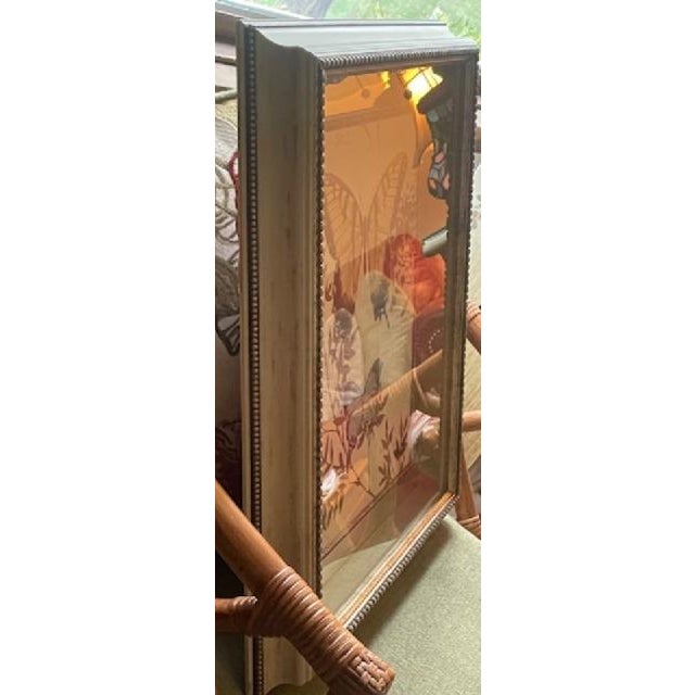 1990s 1990s Chad Barrett, Butterfly Print Mirrored Framed Shadowbox For Sale - Image 5 of 11