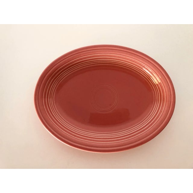 Ceramic 90's Vintage Fiesta Hlc Oval Platter For Sale - Image 7 of 7