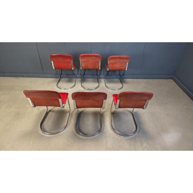 1970s Vintage Dining Chairs from Cidue, 1970s, Set of 6 For Sale - Image 5 of 14