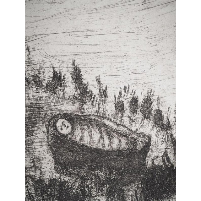 Marc Chagall, Moses Saved from the Waters, Original Engraving For Sale - Image 5 of 6