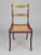 Traditional Regency Simulated Rosewood and Brass Side Chair For Sale - Image 3 of 10