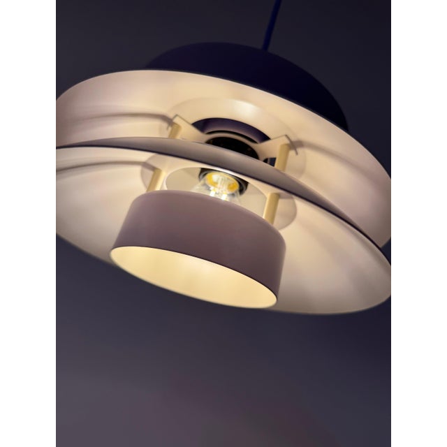 Type 776 Lilac Louvered Lamp from Horn For Sale - Image 5 of 11