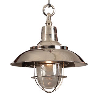 Industrial Cage Pendant For Sale