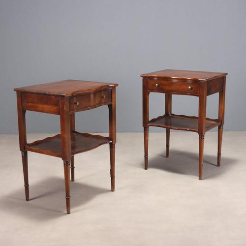 Walnut Bedside Tables, Set of 2 For Sale - Image 11 of 11
