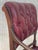 Set of Ten Restored Early 20th Century Chesterfield Hardwood Red Leather Dining Armchairs For Sale - Image 9 of 18