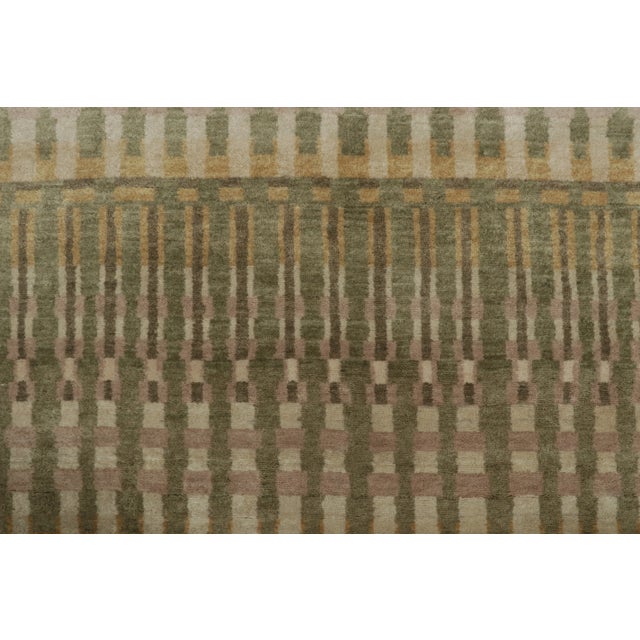 Rug & Kilim Contemporary Art Deco Style Rug, Geometric Design by Rug & Kilim, India For Sale - Image 4 of 9