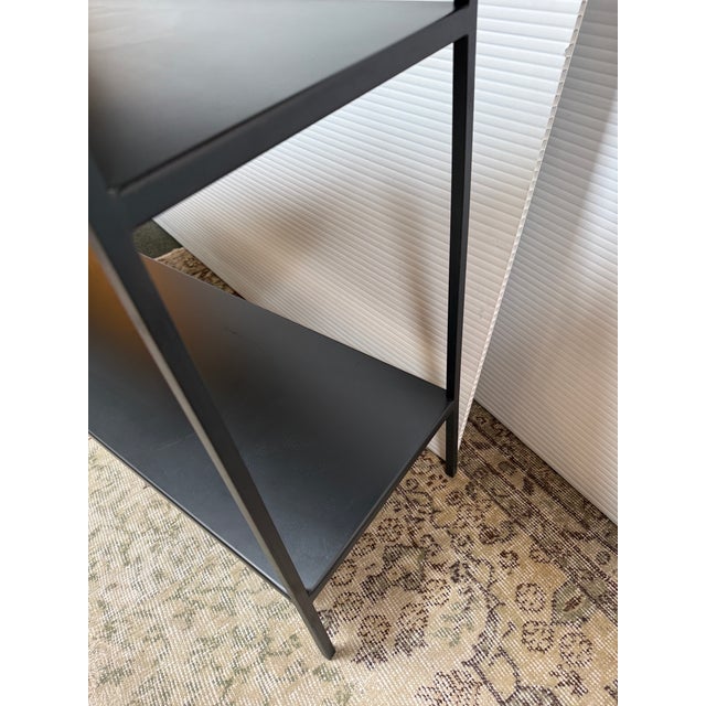 Black Room & Board Slim Console Table For Sale - Image 8 of 12