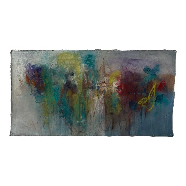 Echo Series "Ancient Headlands" Contemporary Original Abstract Acrylic Painting by Stephanie Visser For Sale