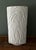 Abstract Vintage Naaman White Porcelain Triangular Modern Vase For Sale - Image 3 of 12