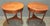 Vintage Traditional Round Carved Faux Bamboo Side / End Tables by Lane. A - Pair For Sale - Image 12 of 12