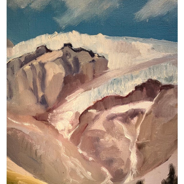 Henri Weissenbach, Mountain Landscape, Oil on Canvas, 1930 For Sale - Image 5 of 9