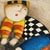 Late 20th Century Vintage Palm Beach Regency Grandmillennial J. Roybal "Puffy People" Bicycle Oil Painting in Gilt Frame For Sale - Image 5 of 11
