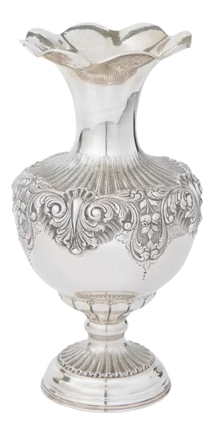 19th Century Art Nouveau Sterling Silver Decorative Vase