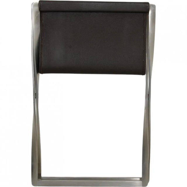 2000 - 2009 Pk-91 Stool in Brown Leather by Poul Kjærholm, 2000s For Sale - Image 5 of 7