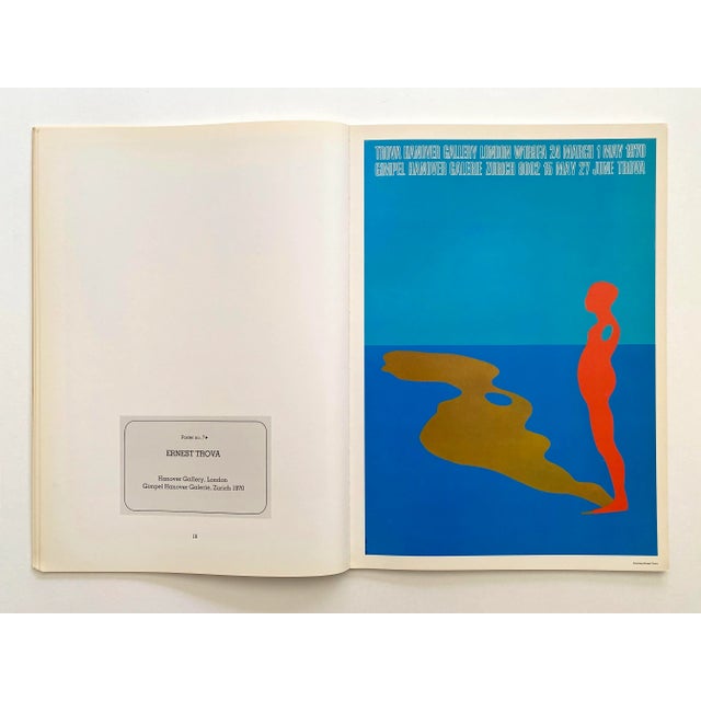 " Posters by Painters " Vintage 1978 First Edition Lithograph Print Extra Large Pop Art Book For Sale - Image 12 of 13