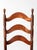 Vintage 1930s Tell City Rush Seat Ladder Back Chair For Sale - Image 11 of 17