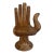 1970s Buddha Hand Carved Wooden Chair For Sale