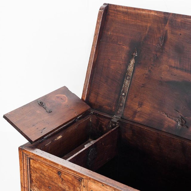 18th Century Catalan Bridal Chest in Walnut For Sale - Image 12 of 18